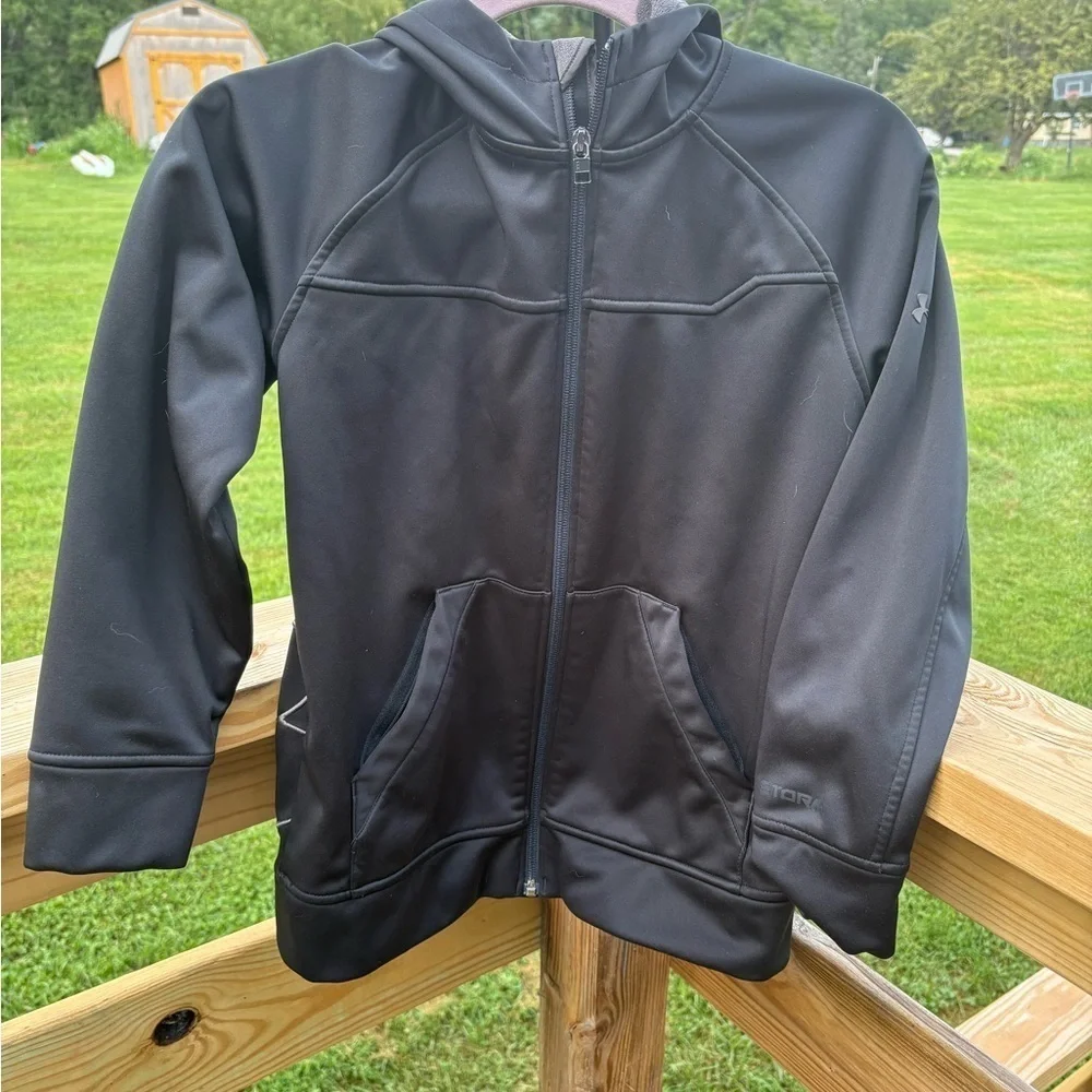 Kids Black Under Armour Storm Jacket
